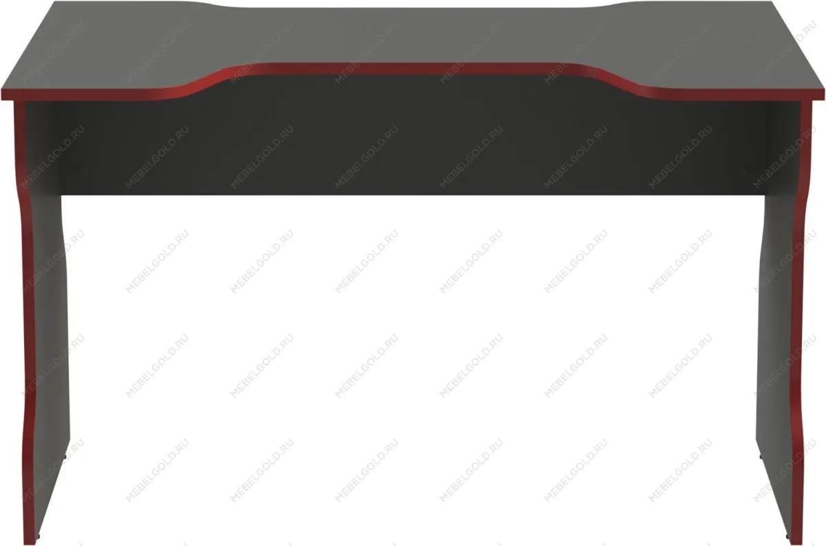 Стол компьютерный Вардиг, 120х75х82 см, антрацит/красный | изображение 2