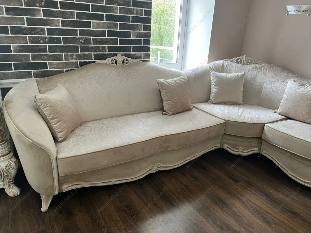 Диван Мокко угловой 3-у-1 бежевый | изображение 4