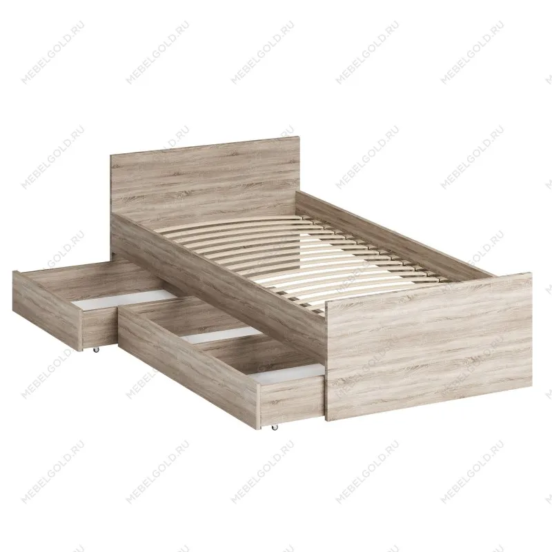 Ящик выкатной для кроватей СИРИУС, 60х60х20 см, дуб сонома | изображение 9