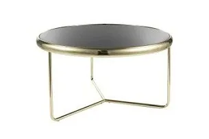 Стол журнальный Signal SCARLET (черный/золотой)