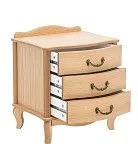 Тумбочка прикроватная Джульетта 3 ящ. (светлый дуб) | изображение 1