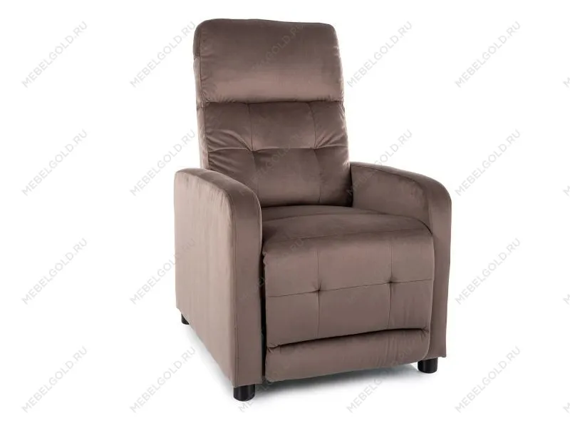 Кресло Signal OTUS Velvet Bluvel 38 раскладное (капучино)