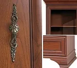 Шкаф с витриной Кентаки REG1W1S каштан - Выставка Балашиха | изображение 3