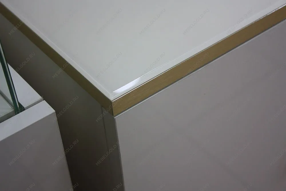 м. Марьина Роща - Тумба под телевизор (2 двери и 2 фасада) Римини СОЛО (белый золото) РМТ-3 (s) | изображение 3