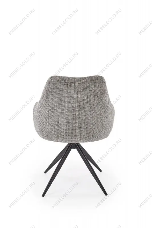 Стул кухонный Halmar K564 поворотный (серый/черный) | изображение 6