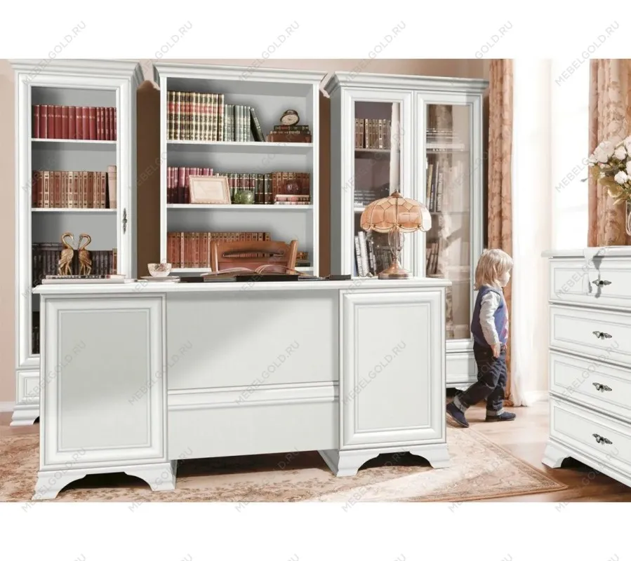 Лобня - Стол письменный Кентаки BIU2D2S белый | изображение 4