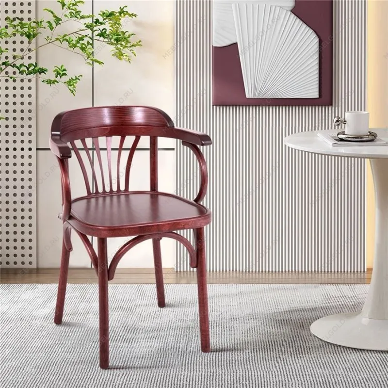 Стул Михаэль твердый (махагон) | изображение 1