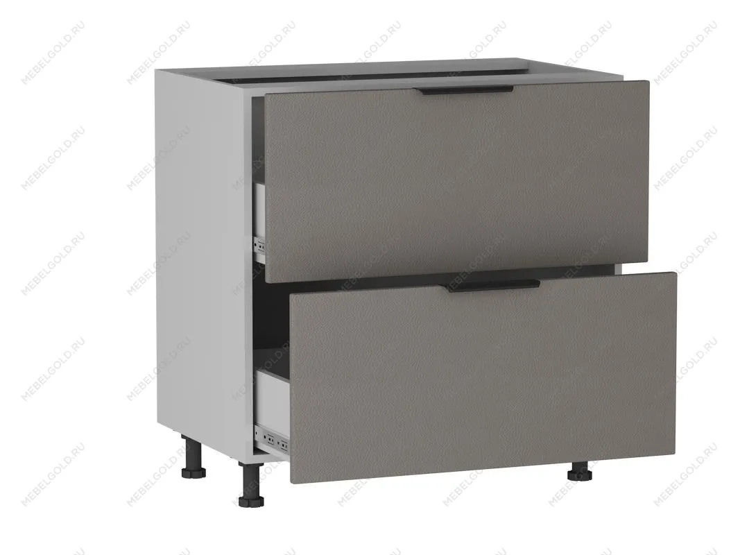 Стол с ящиками СЯ-2-80, Ватель (800*523*820) Экокожа Мокко, 23723 | изображение 1