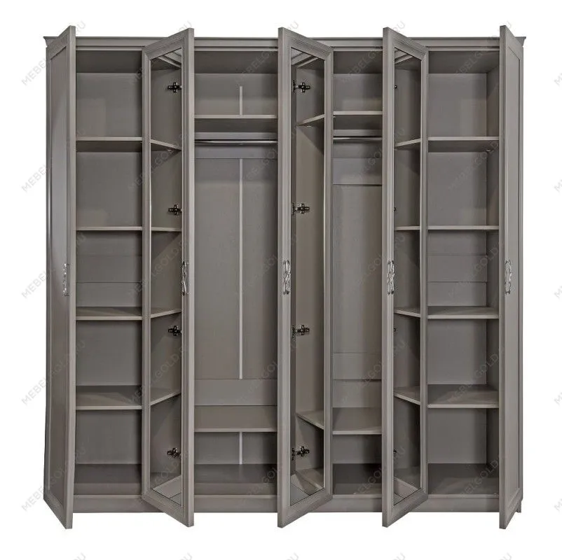 Шкаф Мишель Лайт 5-дверный серый камень | изображение 3