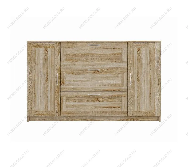 БРИМНЭС / СИРИУС тумба ИКЕА / IKEA 2 двери и 3 ящика 156х95 сонома | изображение 1