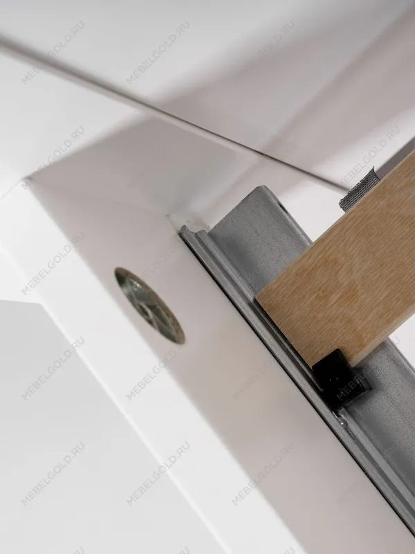 Кровать двуспальная Сага, 140х200 см, белая/ясень | изображение 8