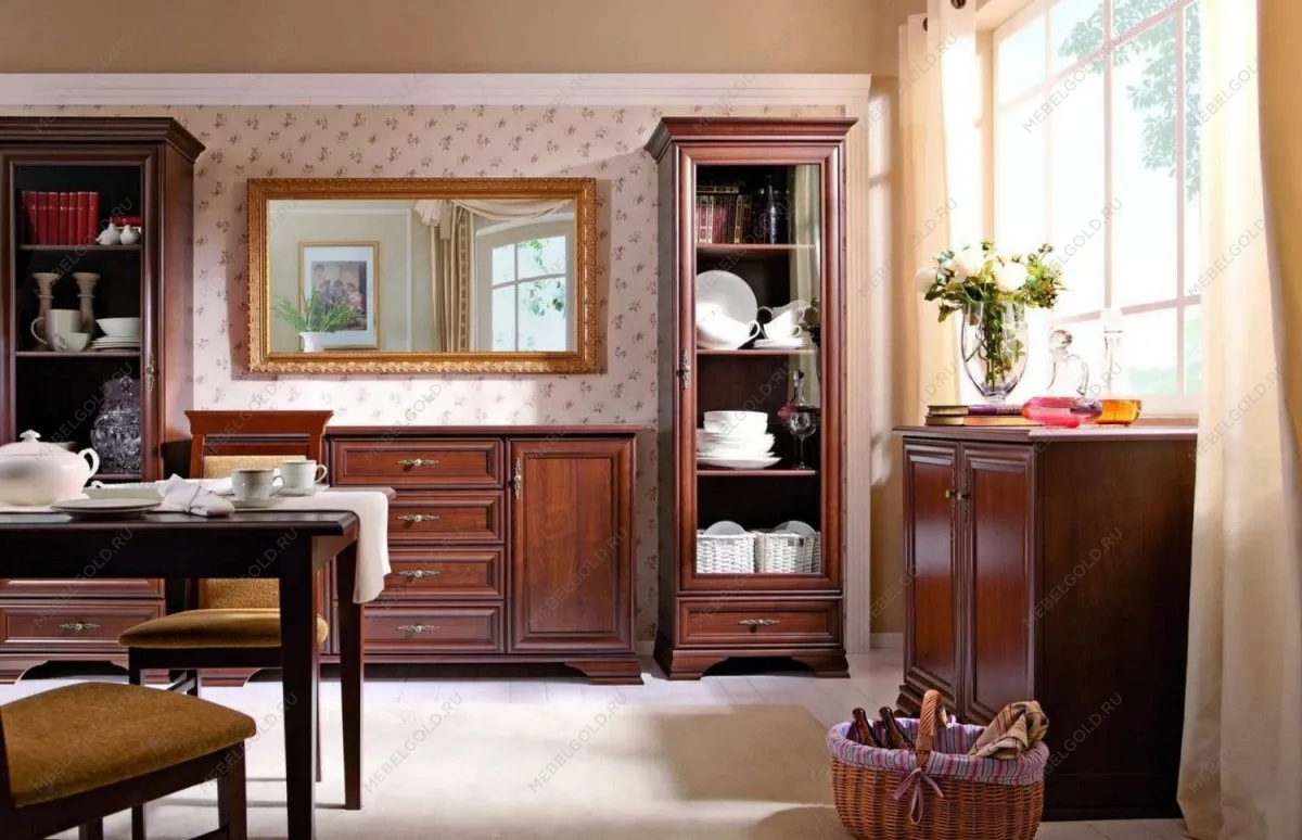 Гостиная Кентаки каштан 1