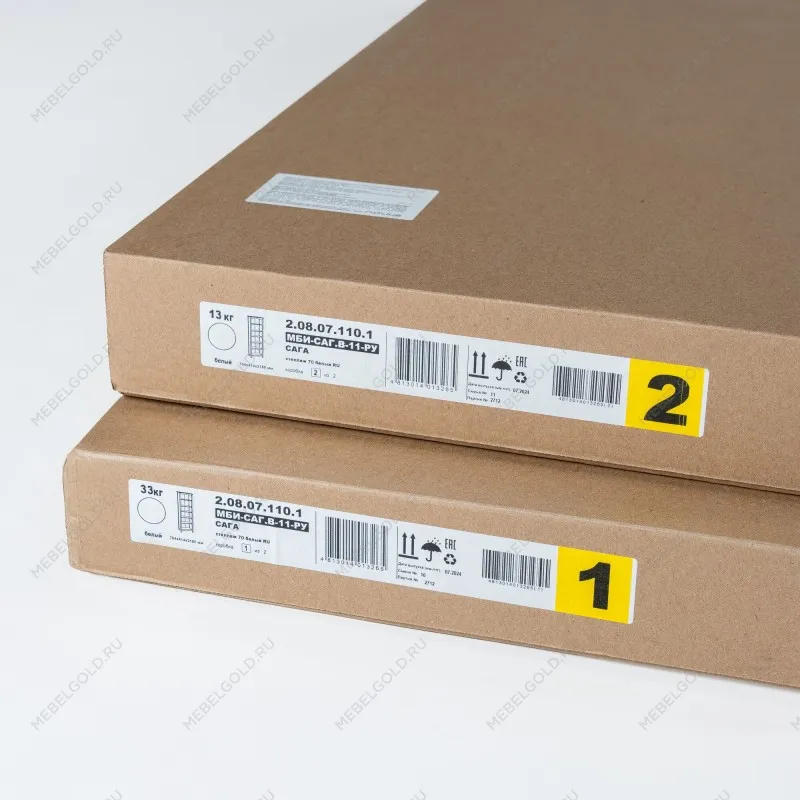 Стеллаж Сага, 70х42х215 см, серый/ясень | изображение 5