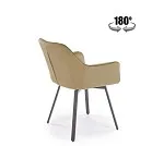 Стул кухонный Halmar K588 (бежевый/черный) | изображение 1