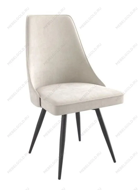 Стул LEO-R поворотный (b3 Cream Lux/Черный)