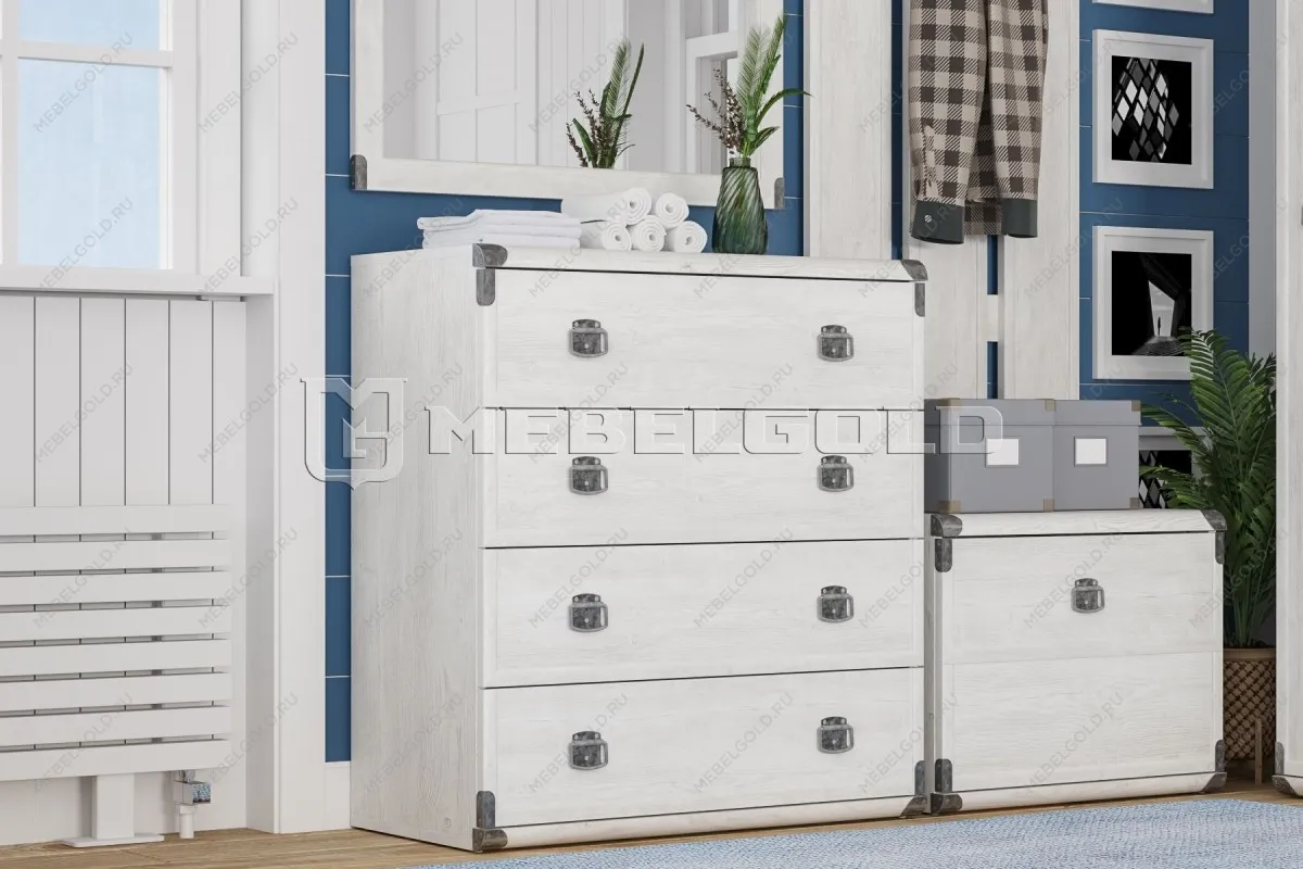 Комод Индиана JKOM4S/80 сосна каньон | изображение 2