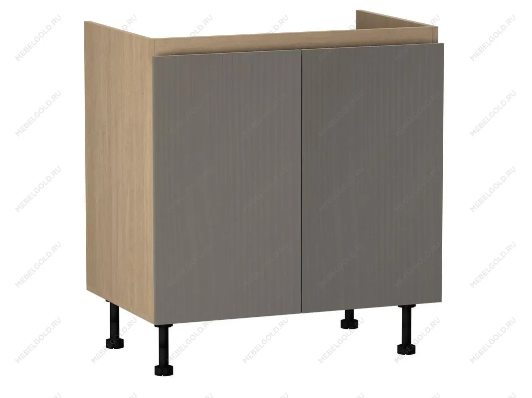 Стол под мойку СМ-80, Женева (800*520*870) Дуб Палермо/Серый камень , 22015