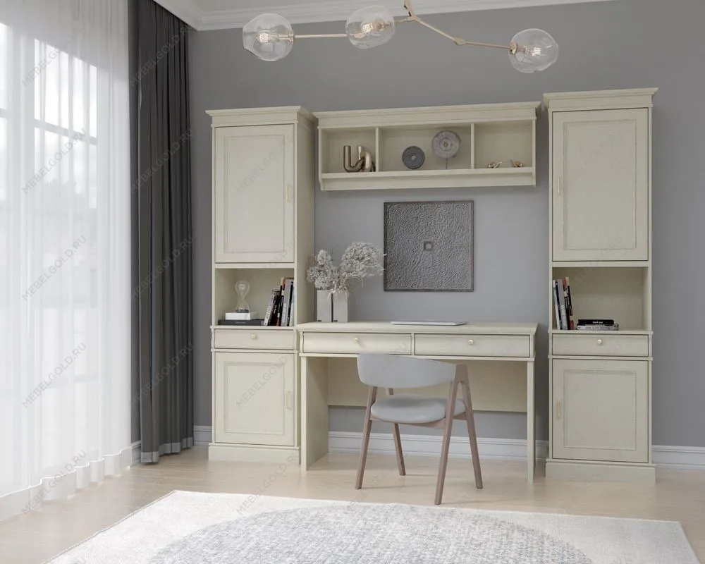 Пенал книжный, Сиена (595*406*2100) Береза бежевая, 31801 | изображение 1