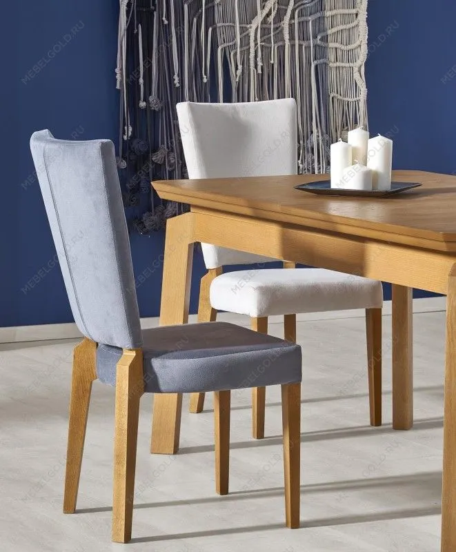 Стул кухонный Halmar ROIS (дуб медовый/серый) | изображение 6