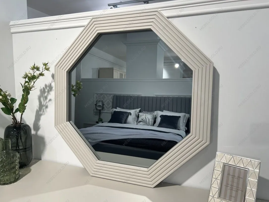 Зеркало Стелла светло серый камень | изображение 3