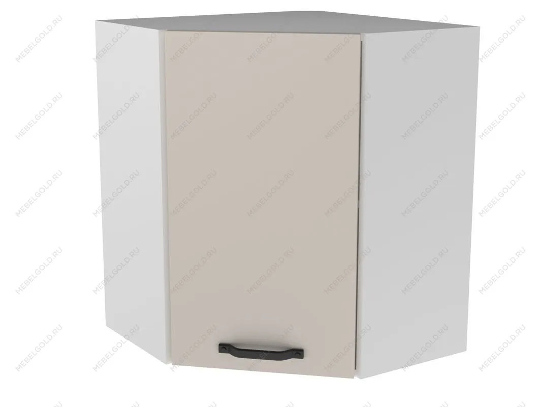 Шкаф угловой ШУ-60, Грей - 2 (600*600*720) Кашемир, 22135