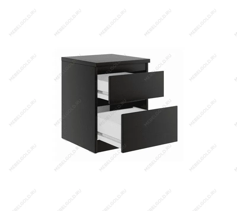 КАСТОР (KULLEN) тумба ИКЕА / IKEA 2 ящика Дуб Венге | изображение 2