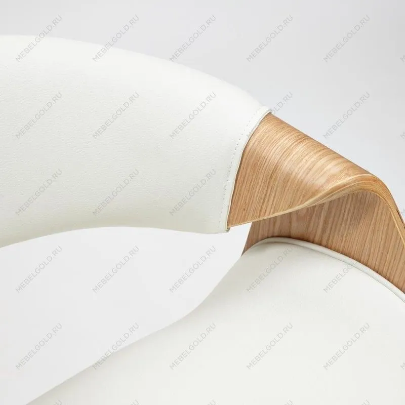 Кресло BEND белый/натуральный/хром | изображение 4