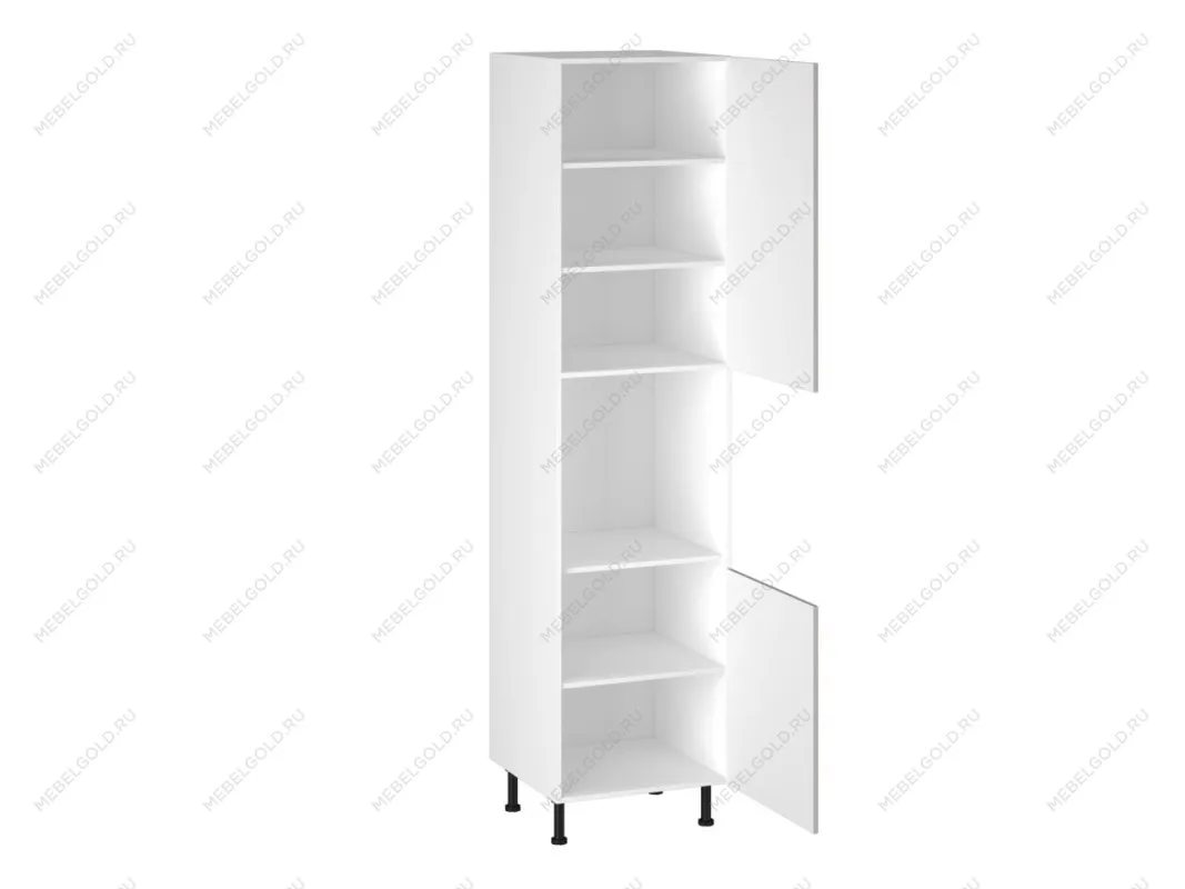 Шкаф-пенал 960 ПГ-60, Виста (600*586*2456) Экокожа Бежевый, 26486 | изображение 1