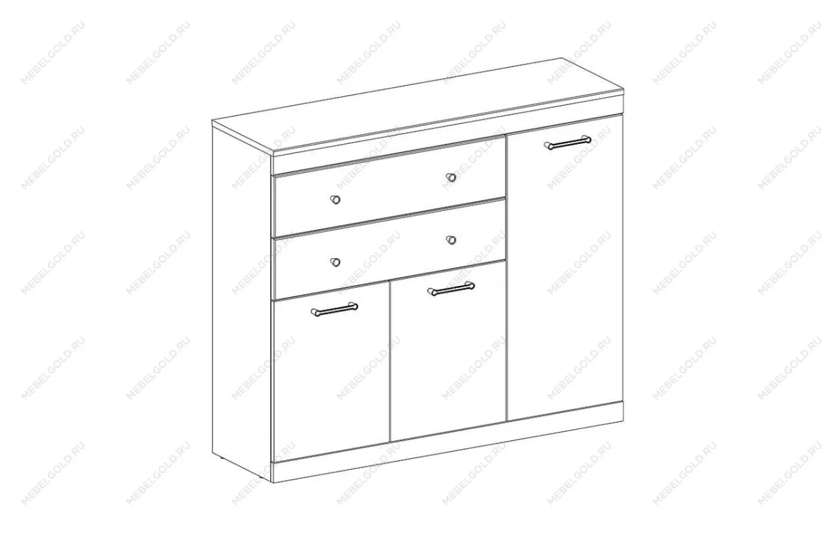 Тумба Джаггер 3D2S | изображение 1