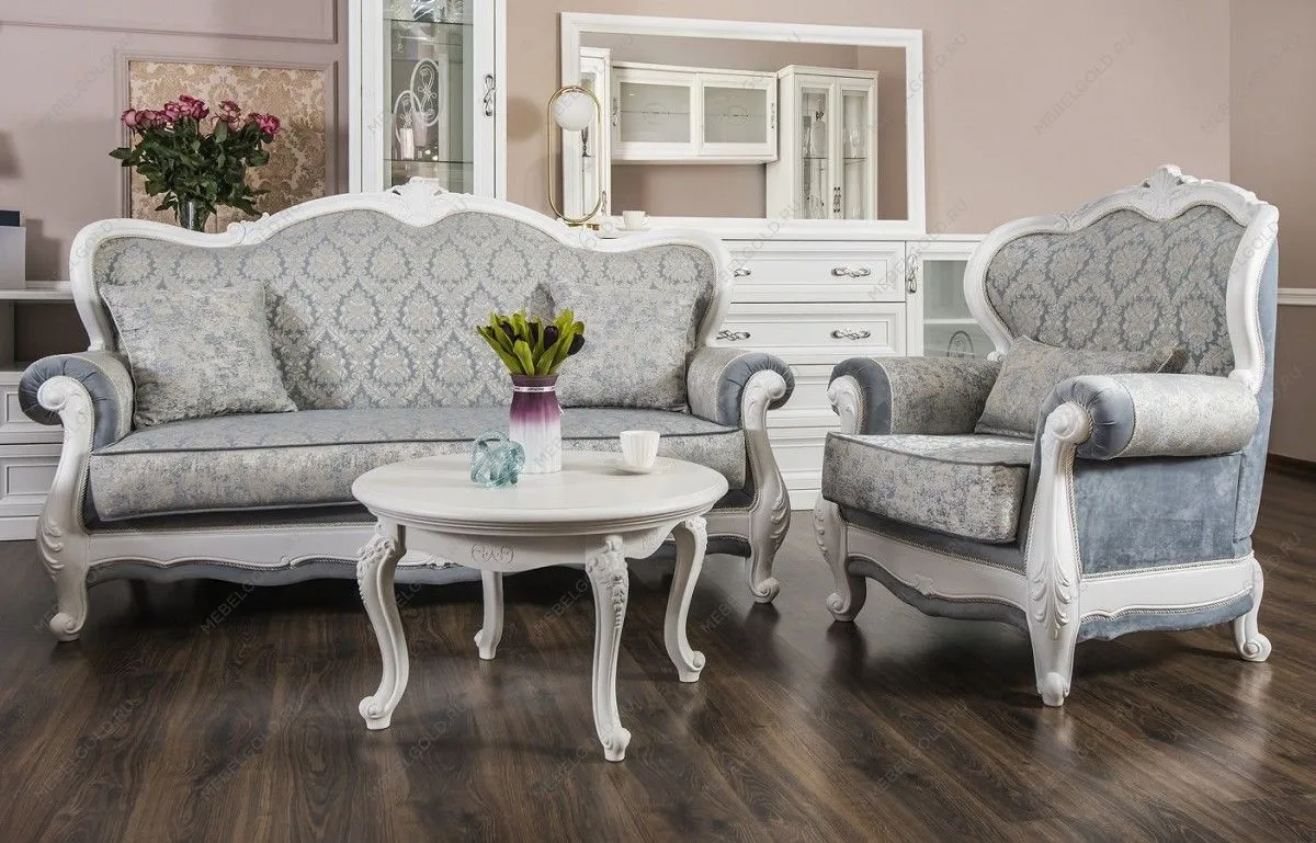 Диван Мишель 3х местный белый матовый | изображение 6