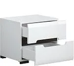 Тумба прикроватная Ацтека KOM2S/4/5 белый | изображение 1