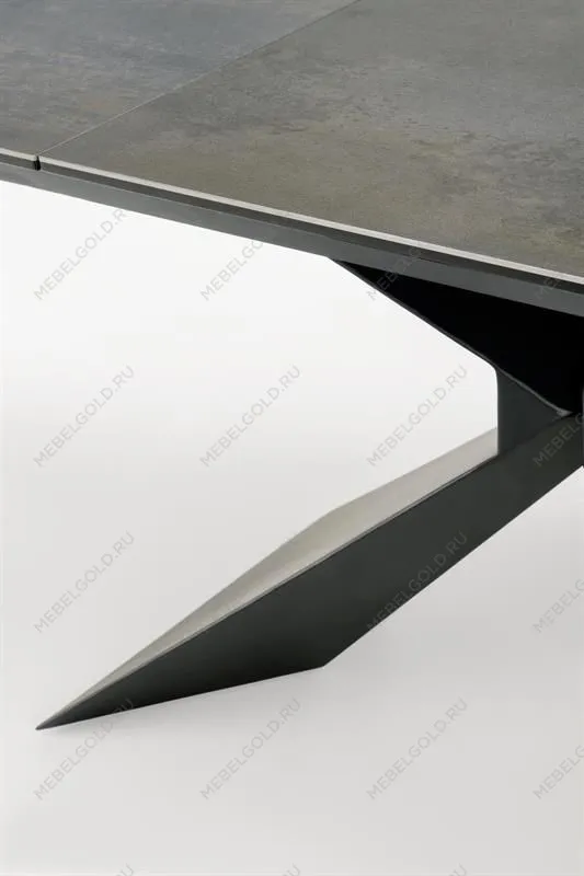 Стол обеденный Halmar LUCIANO 180 раскладной (синий мрамор/черный) | изображение 8