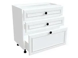 Стол с ящиками СЯ-80, Бьянка (800*470*820) Белый, 21116