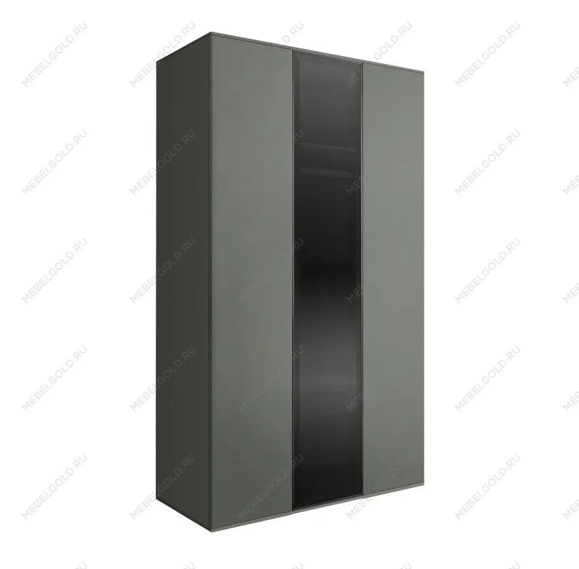 Шкаф 3-х дверный Bogemia Air (Серый/Черный) БМШ2/3(1)