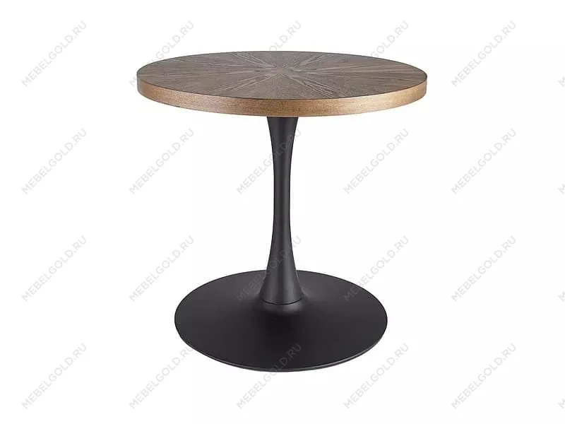 Стол обеденный Signal AMADEO 80 (орех/черный мат)