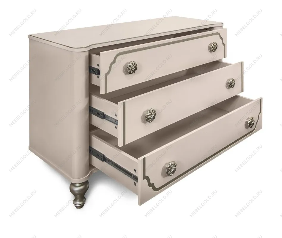 Комод Лали 3 ящика бежевый | изображение 1
