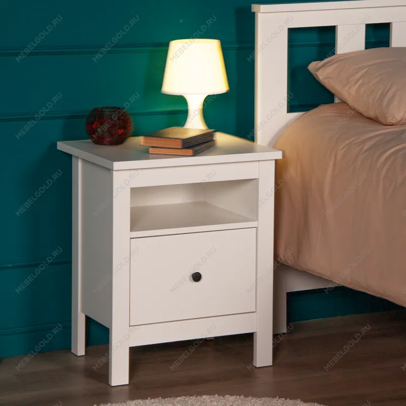 САГА тумба прикроватная белая | изображение 5