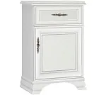 Тумба Кентаки KOM1D1S/P белый | изображение 1