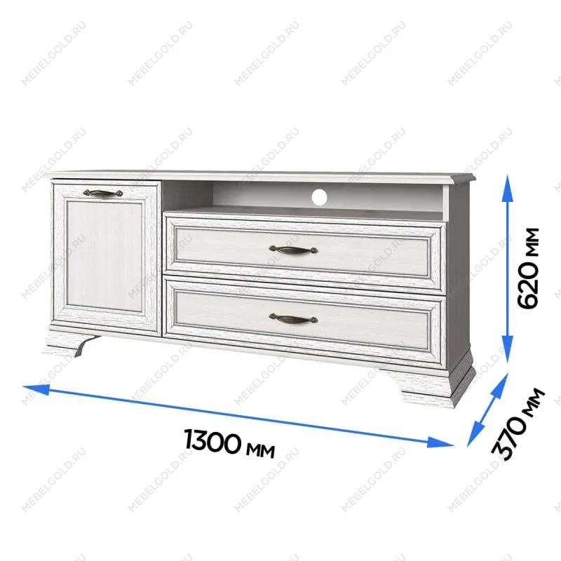 Тумба Тиффани RTV 1D2SN вудлайн кремовый - Выставка Лобня | изображение 2