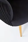 Кресло Halmar CROWN (черный/золотой) | изображение 7