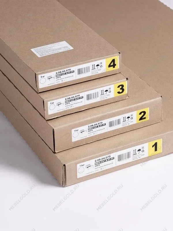 Кровать двуспальная Сага, 160х200 см, серая | изображение 19