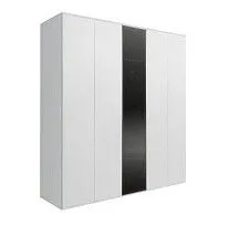 Шкаф 5-ти дв. Bogemia Air (Белый/Серебро) БМШ2/5(1)