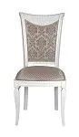 Стул Милорд №11 (Белый/ткань Vatican latte/ Vatican latte com) | изображение 1