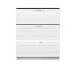 BRIMNES / СИРИУС комод ИКЕА / IKEA 3 ящика белый | изображение 1