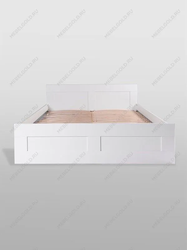 Кровать двуспальная Сириус, 180х200 см, белая | изображение 9