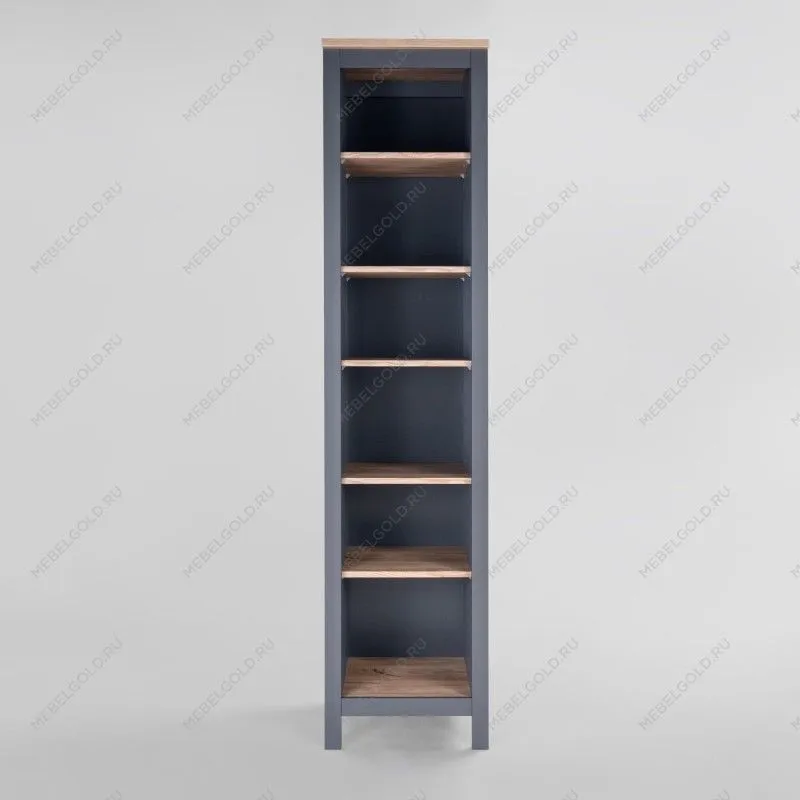 Стеллаж Сага, 50х42х215 см, серый/ясень | изображение 5