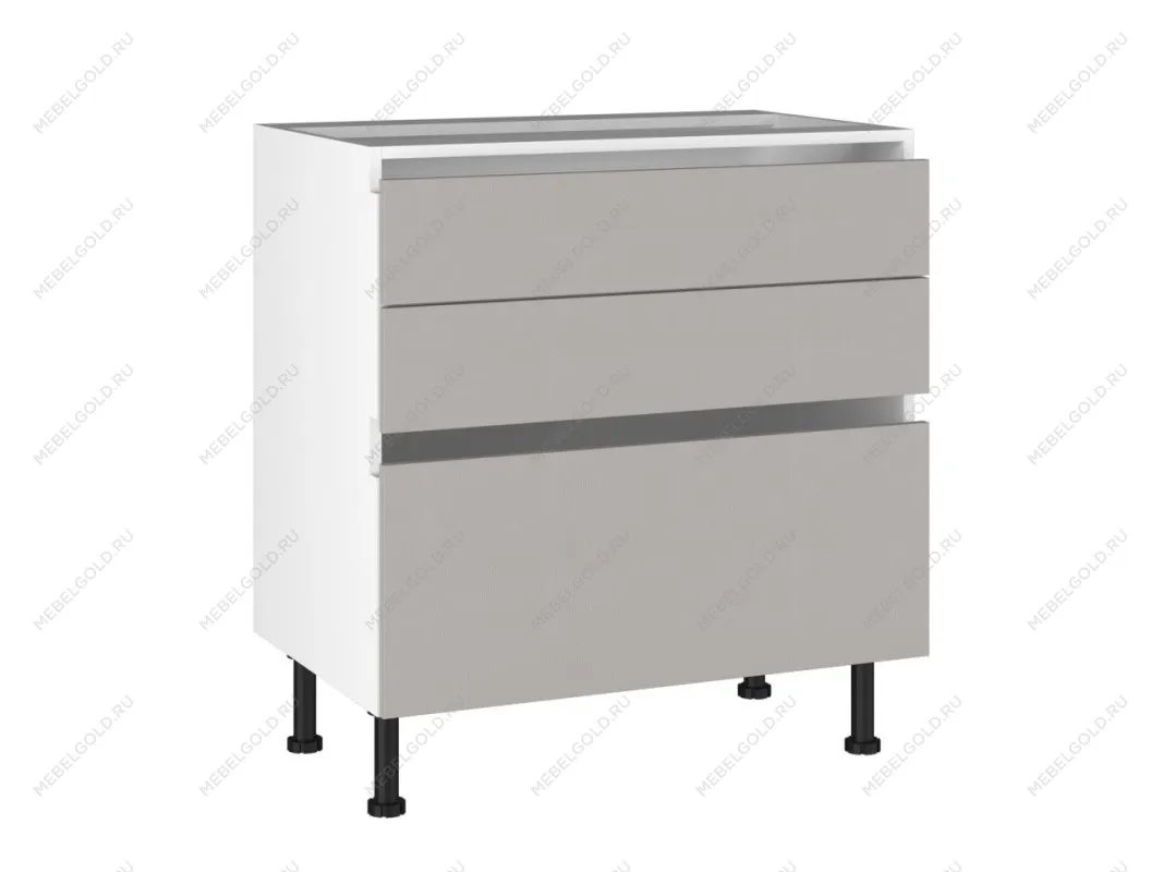 Стол с ящиками СЯ-80, Виста (800*523*870) Экокожа Бежевый, 26421