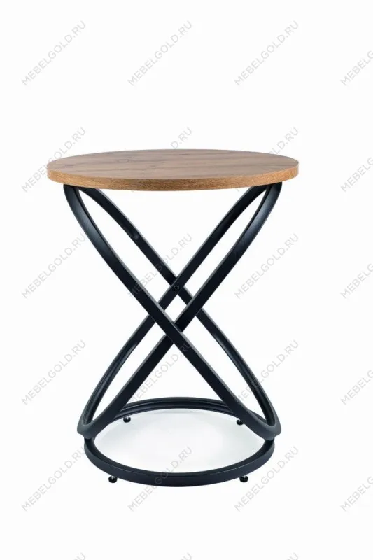 Стол журнальный Signal EOS E (дуб артизан/черный)