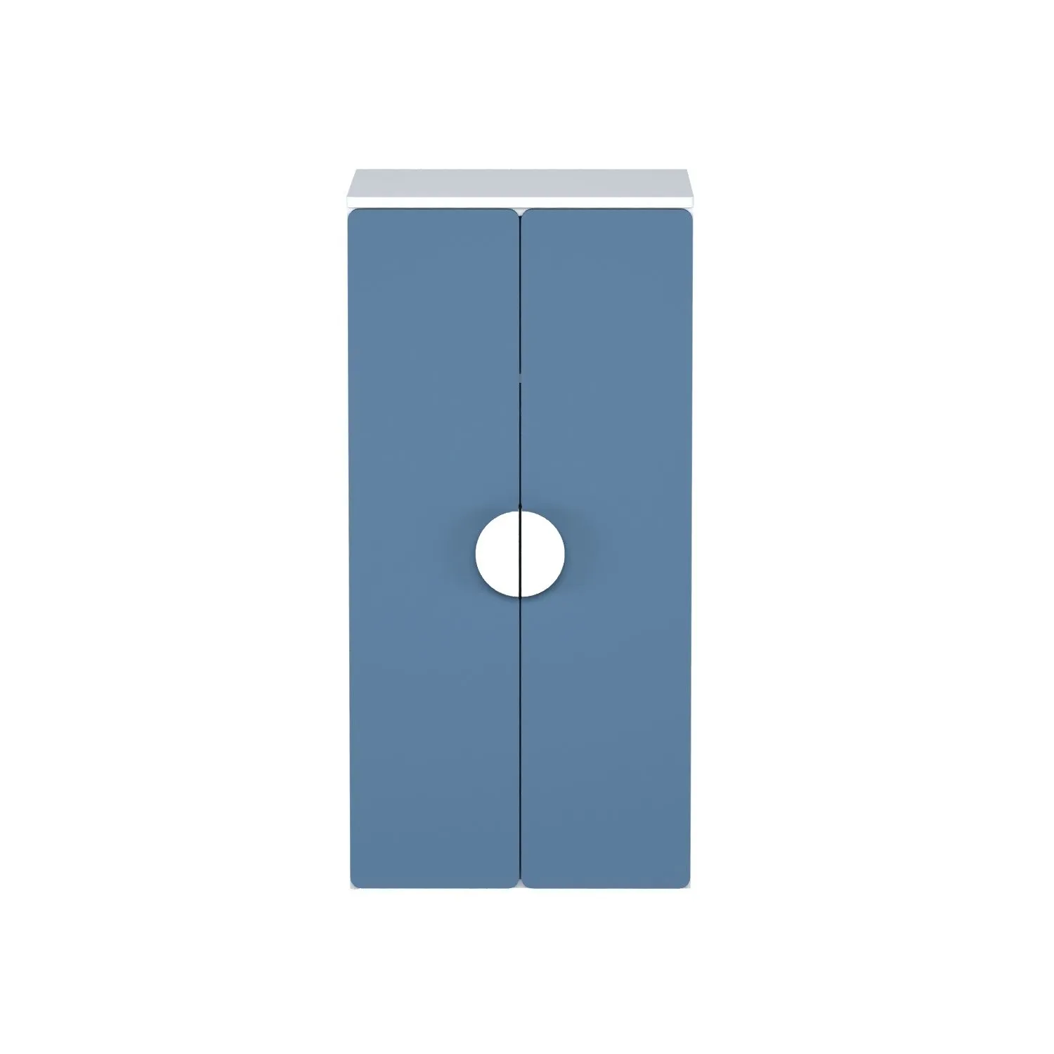 ПИКСИ шкаф распашной с 2 дверьми и полкой 60х57х123, озорной василек | изображение 1