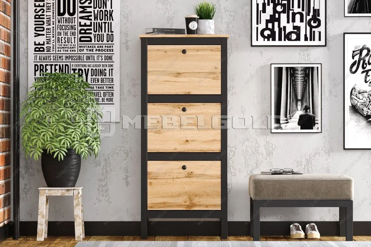 Тумба для обуви Лофт SFB3B/50 | изображение 1